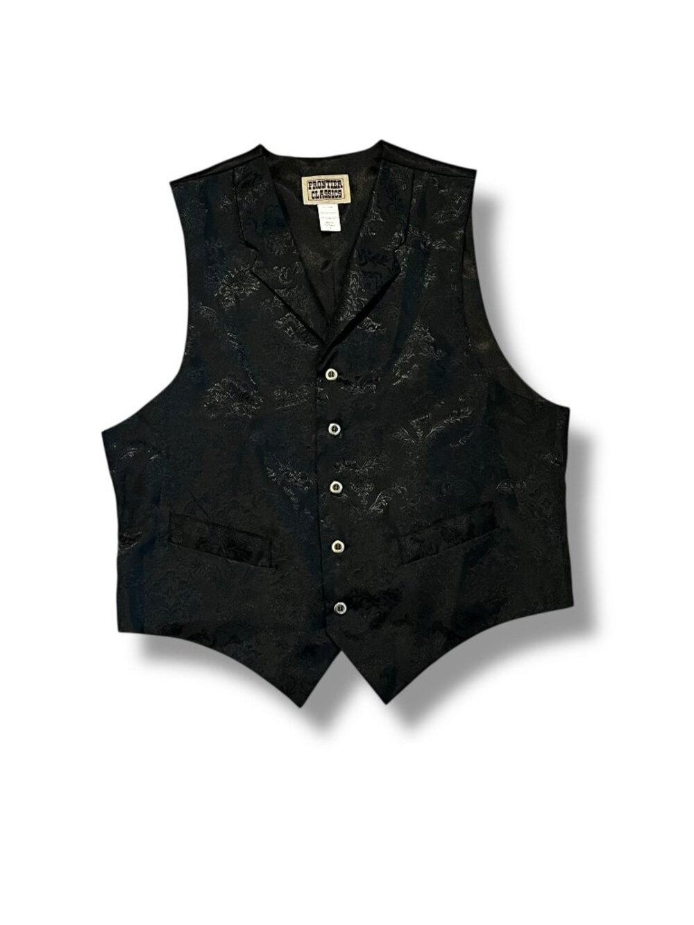 Frontier Classics Vest Old West Size Large Steam Punk Victorian Buckle Back